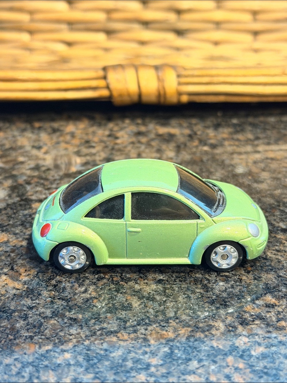 Maisto Volkswagen Die-Cast pale Green Toy Beetle Car loose - Kids Toy